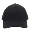 Moncler Black Baseball Cap With Logo Patch In Black