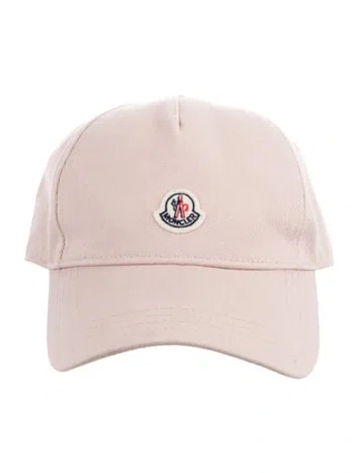 Pre-owned Moncler Logo Baseball Cap In Pink