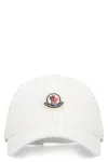 Moncler Logo Baseball Cap In White