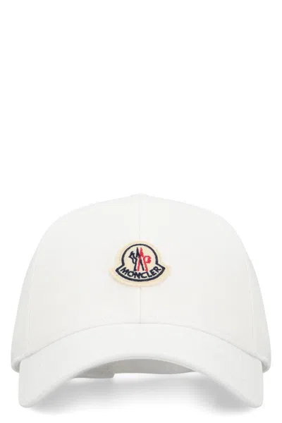 Moncler Logo Baseball Cap In White