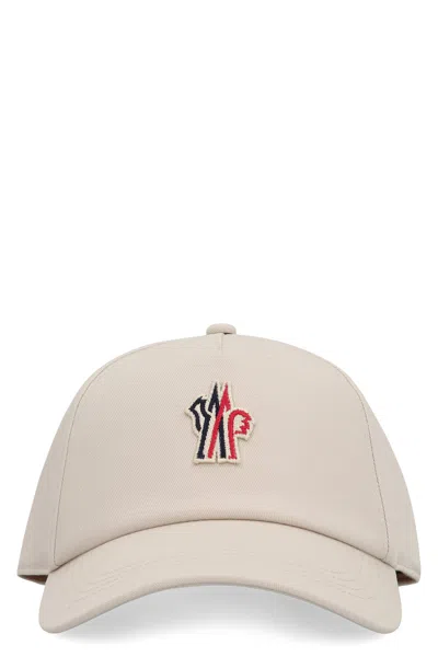 Moncler Logo Baseball Cap In Neutral