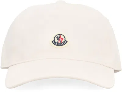Moncler Logo Baseball Cap In White