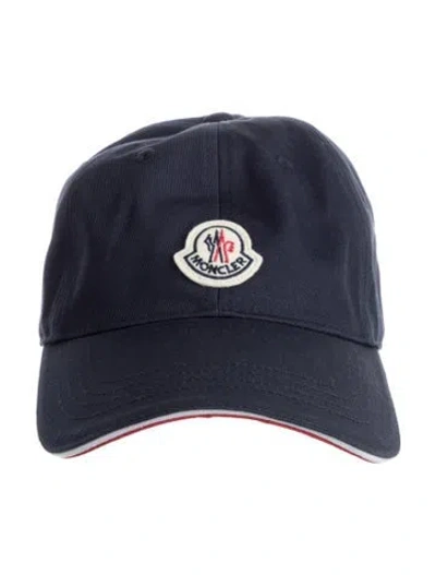 Pre-owned Moncler Logo Baseball Cap W/tags In Blue