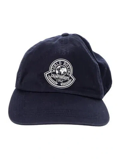 Pre-owned Moncler Logo Baseball Hat In Blue