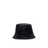 Moncler Logo Bucket Cap Women In Black