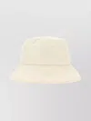 Moncler Logo Bucket Hat Adjustable Strap In Brown