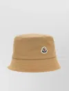 Moncler Logo Bucket Hat With Stitched Brim
