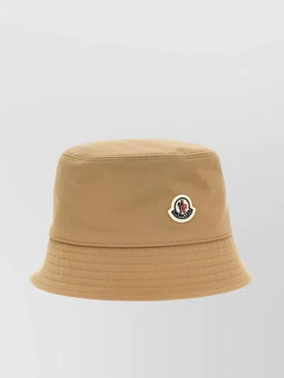 MONCLER LOGO BUCKET HAT WITH STITCHED BRIM