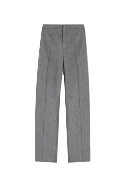 MONCLER LOGO BUTTONED STRAIGHT-LEG TROUSERS