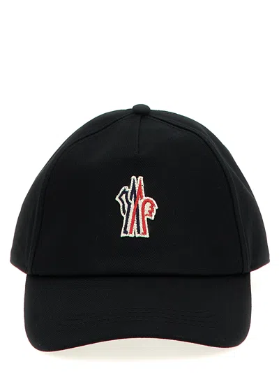 Moncler Logo Cap Hats Black