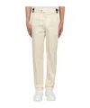 Moncler Logo Casual Pants In Nude