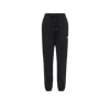 Moncler Logo Cotton Blend Fleece Sweatpants In Black