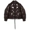 Moncler Grenoble Cluses High-shine Finish Down Jacket In Black