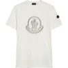 Moncler T-shirt  Kids Color White In Silk White
