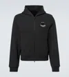 Moncler Logo Hoodie In Black