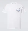 Moncler Men Logo Cotton T-shirt White In White