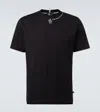 Moncler T-shirt Con Logo In Black