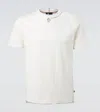 Moncler T-shirt Aus Baumwoll-jersey In White