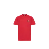 Moncler Logo Cotton Jersey T-shirt In Red