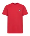 Moncler Logo Cotton Jersey T-shirt In Multi