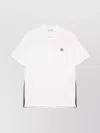 Moncler White Cotton Polo Shirt