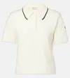 Moncler Knit Cotton Polo Shirt