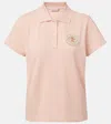Moncler Logo Cotton Piquet Polo Shirt