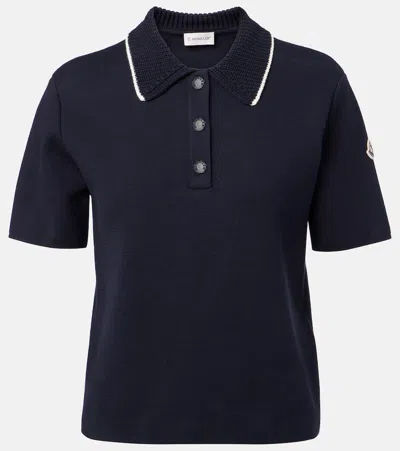 MONCLER LOGO COTTON POLO SHIRT