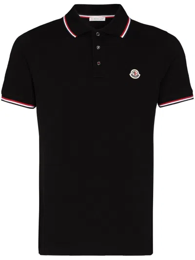 MONCLER MONCLER LOGO COTTON POLO SHIRT
