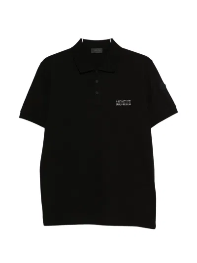 MONCLER MONCLER LOGO COTTON POLO SHIRT