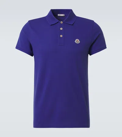 MONCLER LOGO COTTON POLO SHIRT