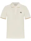 Moncler Logo-patch Polo Shirt In White