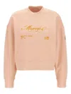 Moncler Cotton Jersey Sweatshirt With Intricate Embroidery