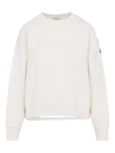 MONCLER MONCLER LOGO COTTON SWEATSHIRT