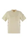 Moncler Women Cotton T-shirt With Pocket
