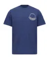 Moncler Ss T-shirt In Blue