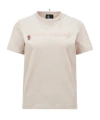 Moncler Logo Cotton T-shirt In Neutral