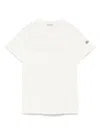 Moncler Women Logo Cotton T-shirt In White