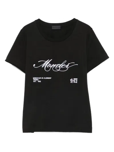 MONCLER MONCLER LOGO COTTON T-SHIRT