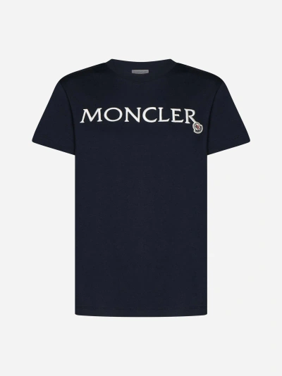 Moncler T-shirt In Blue