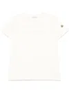 Moncler Grenoble Women Logo Patch T-shirt In Beige