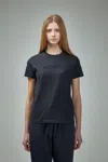Moncler Logo Embellished Crewneck T-shirt In Black