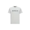 Moncler Logo-print Cotton T-shirt In Gray