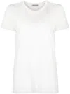 Moncler Women Logo Cotton T-shirt In White