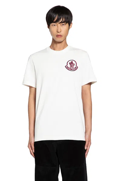 Moncler Logo Cotton T-shirt In White