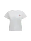 Moncler Logo Cotton T-shirt In White