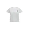 Moncler Logo Cotton T-shirt In White