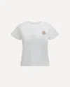 Moncler Logo Cotton T-shirt In White