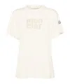 Moncler Logo Cotton T-shirt In White