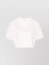 Moncler Logo Crew Neck Cropped T-shirt